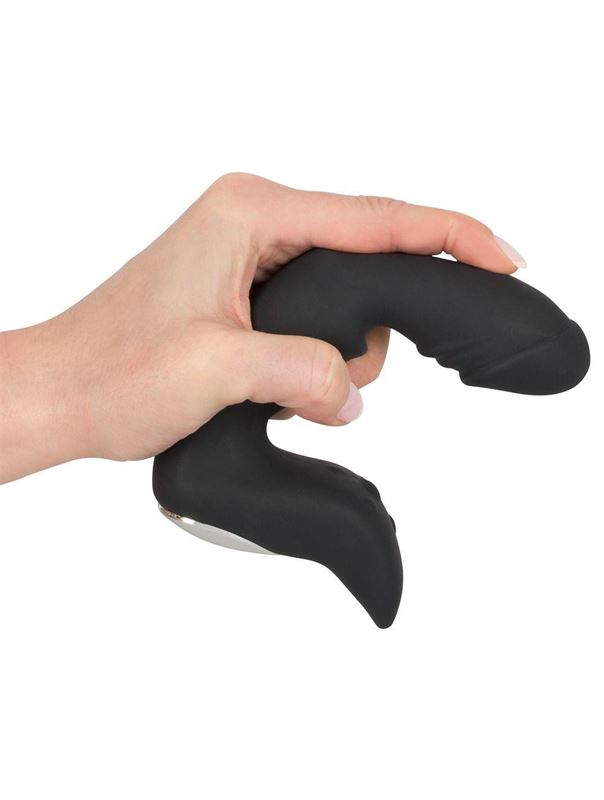 Черный перезаряжаемый вибростимулятор простаты Rechargeable Prostate Stimulator