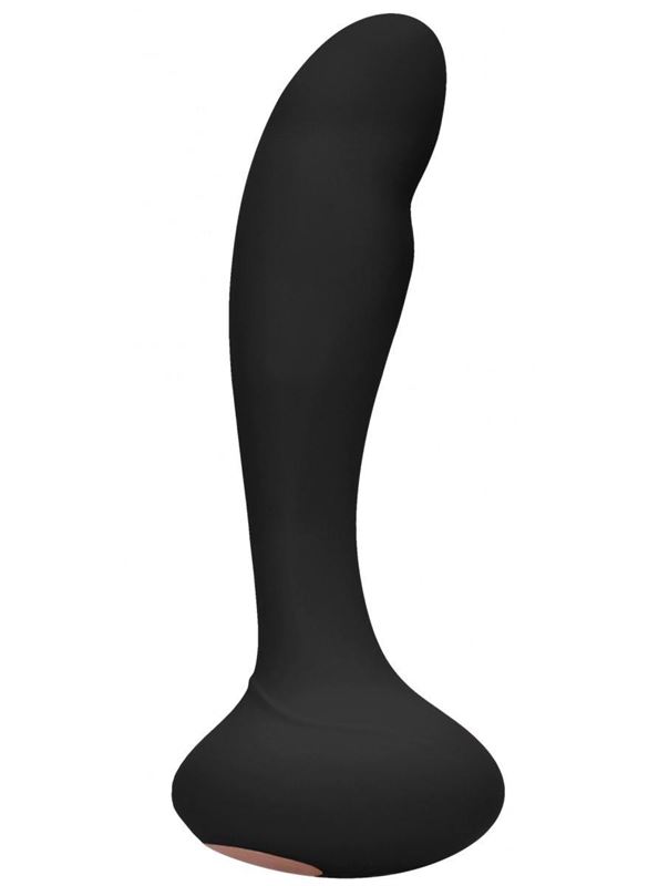 Черный вибростимулятор точки G Finesse (17,5 см)