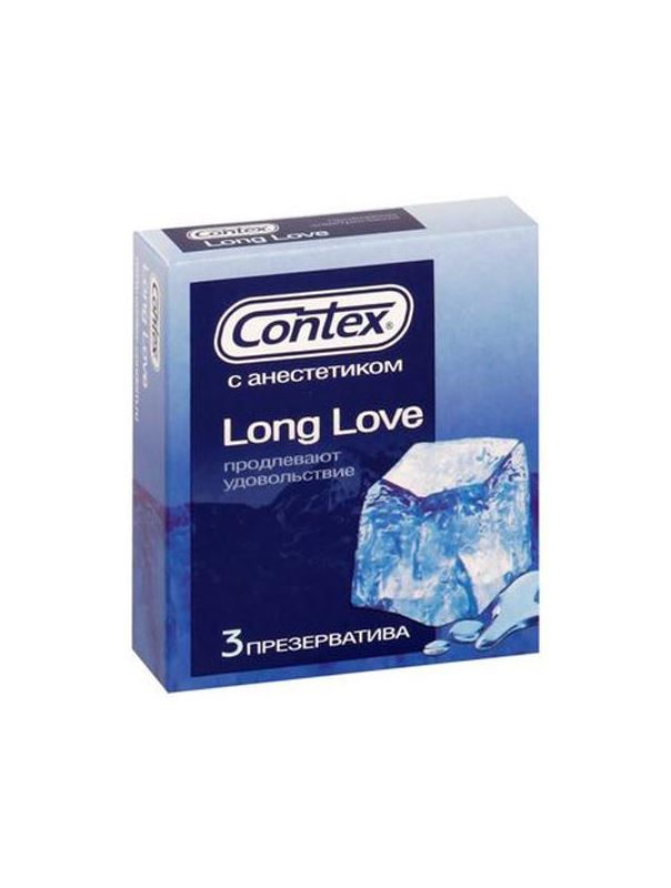 Презервативы продлевающие половой акт CONTEX Long Love (3 шт)