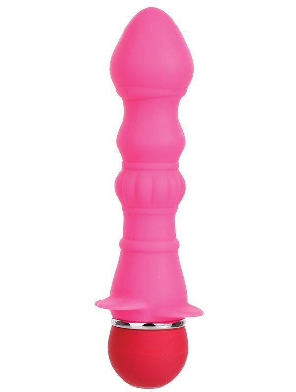 Розовый анальный вибромассажер PURRFECT SILICONE ANAL VIBRATOR PINK (12,7 см)