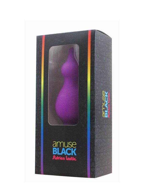 Фиолетовая фигурная пробка AMUSE PURPLE M - 11,5 см.