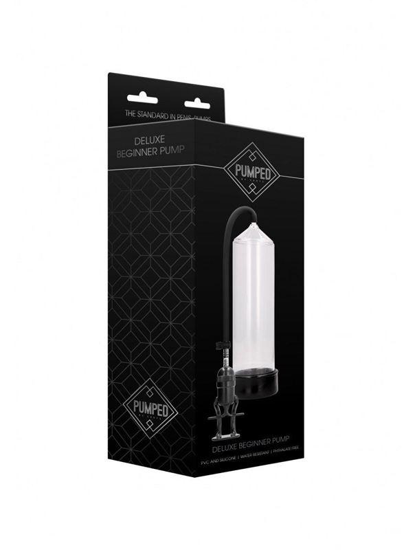 Прозрачная ручная вакуумная помпа Deluxe Beginner Pump