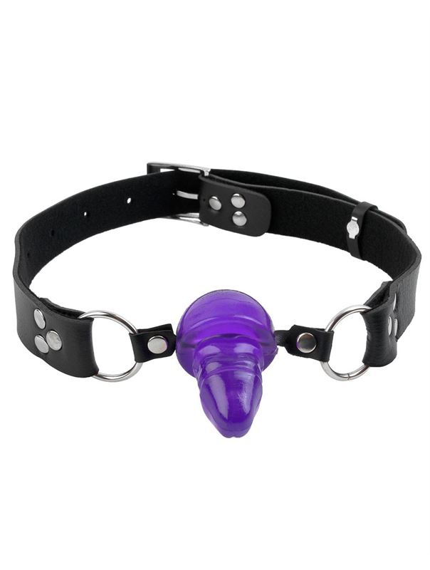 Набор из гелевого кляпа и маски FETISH FANTASY PENIS BALL GAG