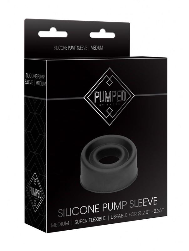 Черная сменная вставка для помпы Silicone Pump Sleeve Medium