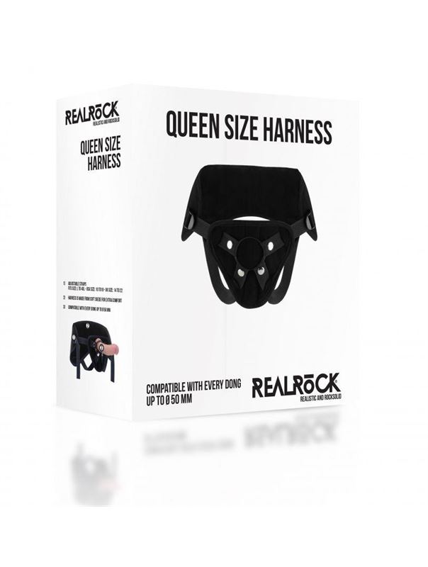 Трусики большого размера для фиксации насадок кольцом Queen Size Harness