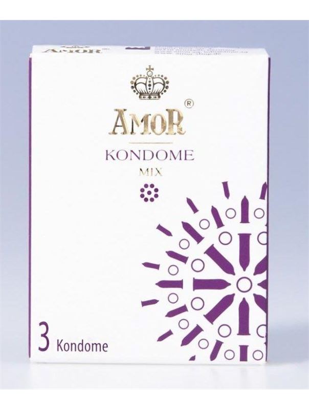 Микс-набор презервативов AMOR Mix (3 шт)