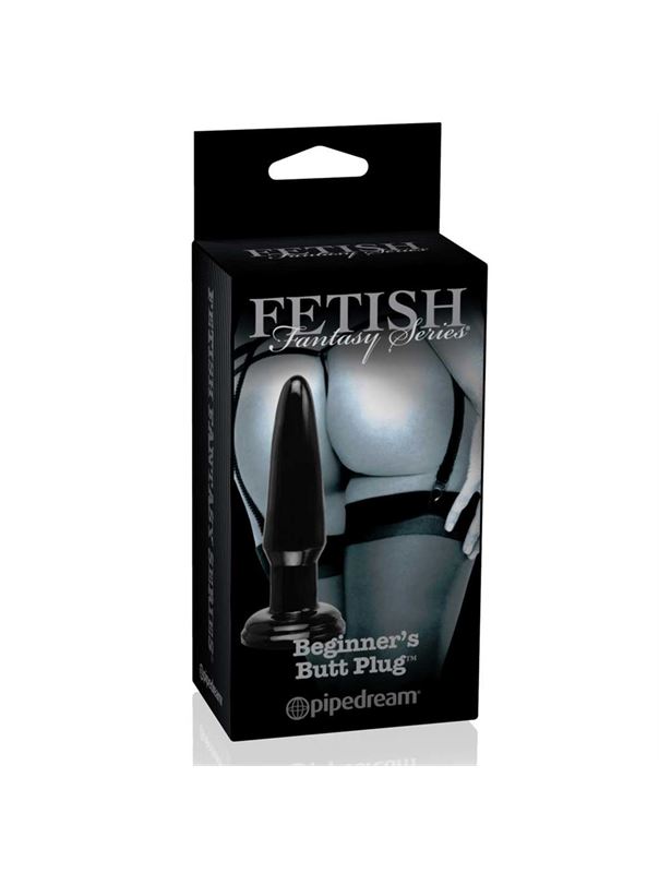 Черная малая анальная пробка Beginners Butt Plug (10 см)