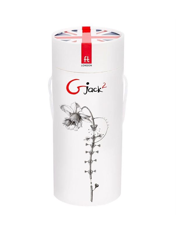Бирюзовый витой вибратор Fun Toys Gjack 2 (22 см)