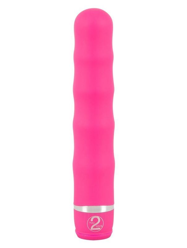 Розовый вибратор Deep Vibrations (21 см)