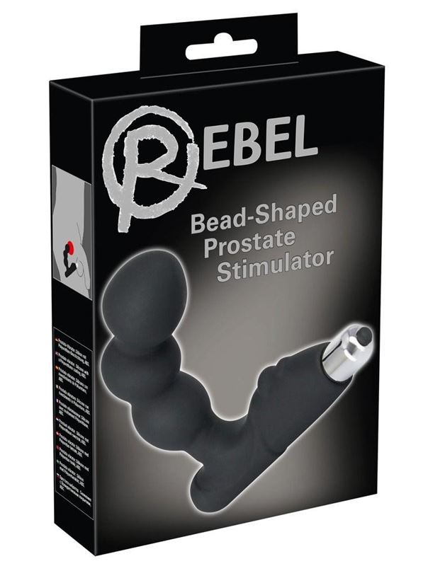 Стимулятор простаты с вибрацией Rebel Bead-shaped Prostate Stimulator