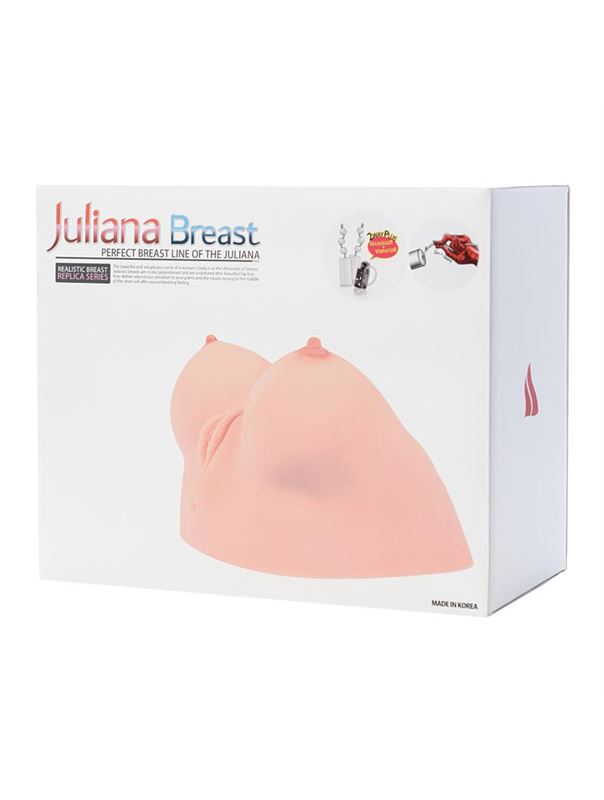 Мастурбатор JULIANA BREAST в виде груди с вибровагиной