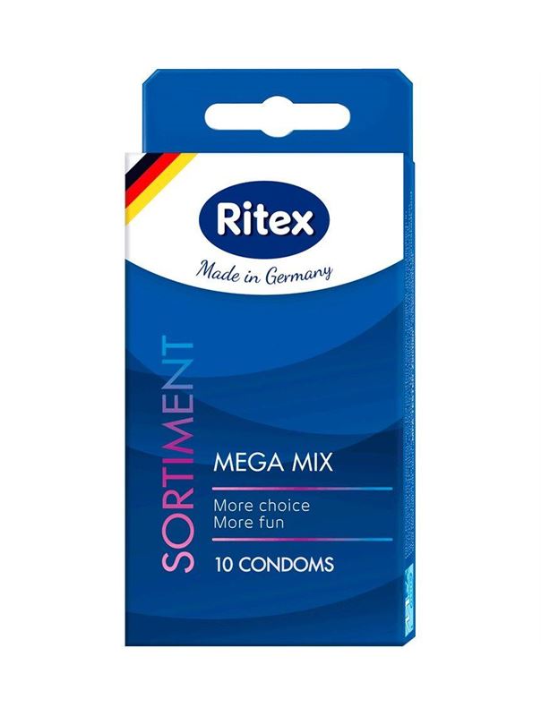 Микс презервативов RITEX SORTIMENT (10 шт)