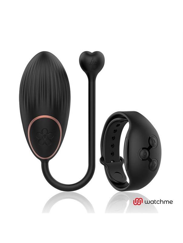 Черное виброяйцо с пультом-часами Anne's Desire Vibro Egg Wireless Watchme