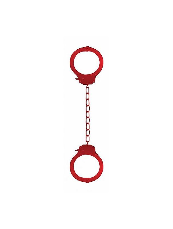 Красные оковы на ноги Pleasure Legcuffs