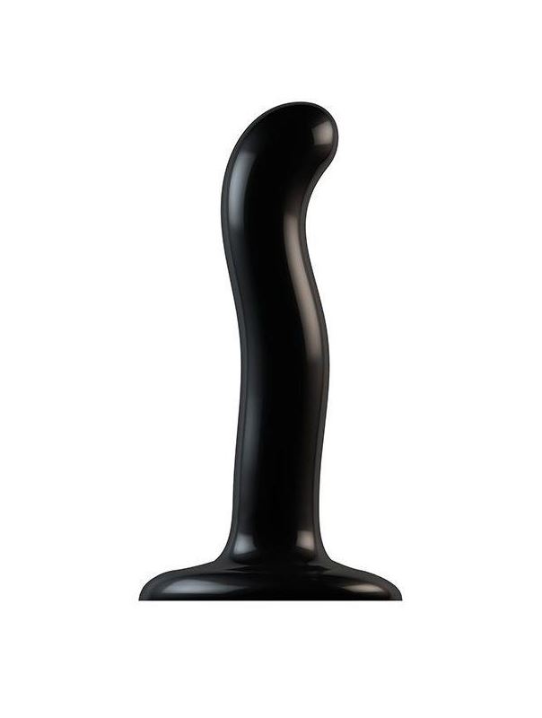 Черный фаллоимитатор-насадка Strap-On-Me P&G Spot Dildo - size S (16,4 см)