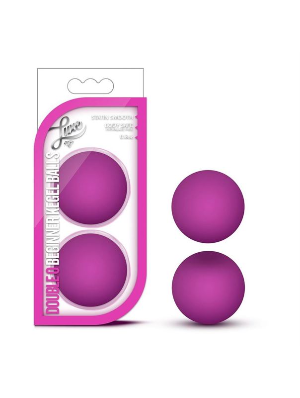 Розовые вагинальные шарики Double O Beginner Kegel Balls