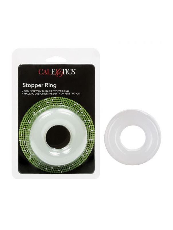 Прозрачное гладкое эрекционное кольцо Stopper Ring