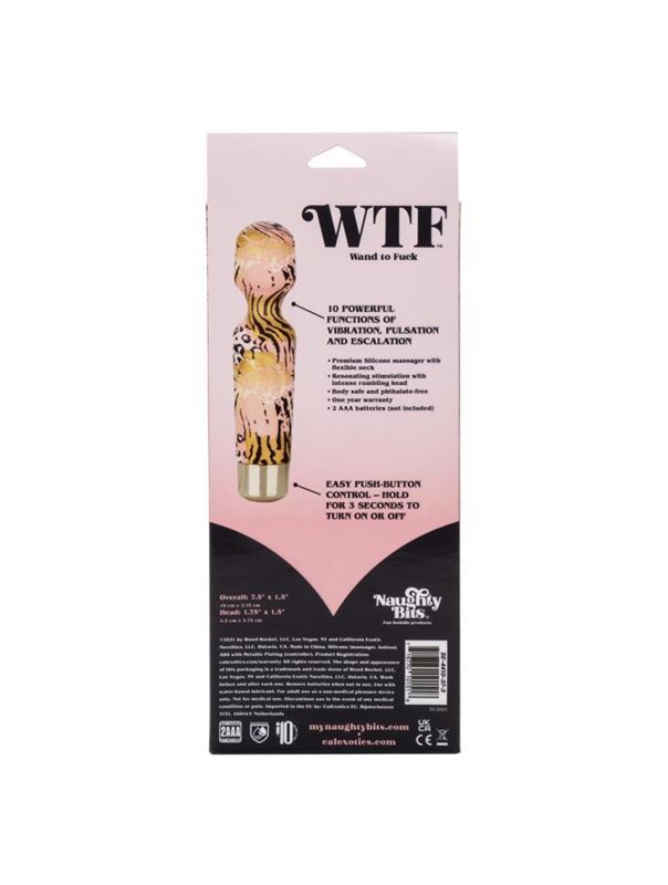 Универсальный вибромассажер WTF (19 см)