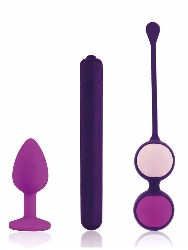 Фиолетовый вибронабор First Vibe Kit