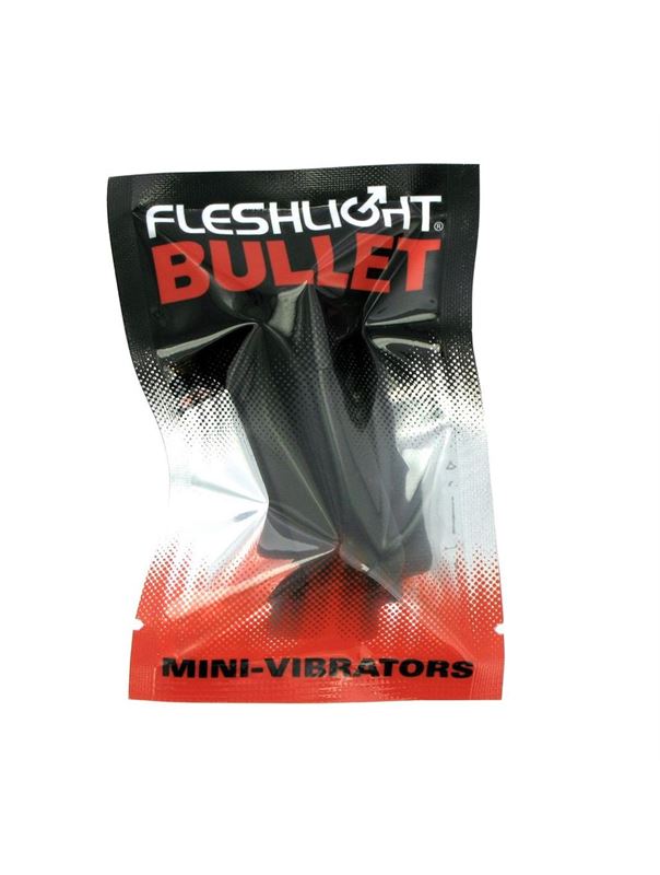 Чёрная вибропуля Fleshlight Bullet