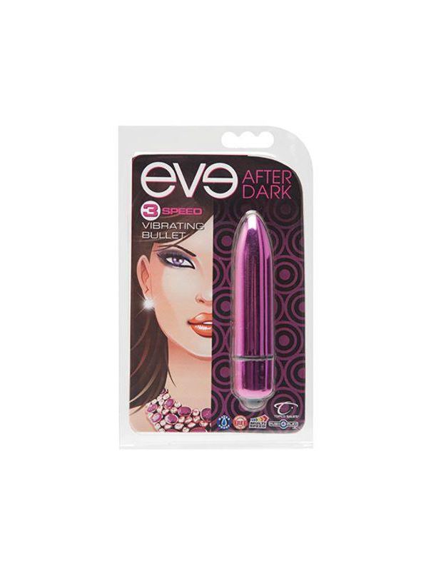 Стильный ярко-розовый мини-вибратор Eve After Dark Vibrating Bullet