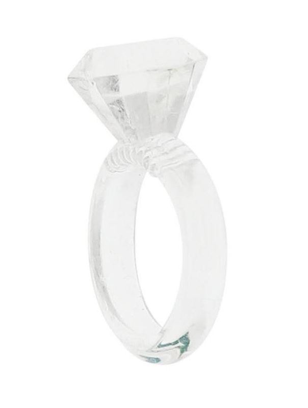 Эрекционное кольцо в виде колечка SILICON DIAMOND COCKRING