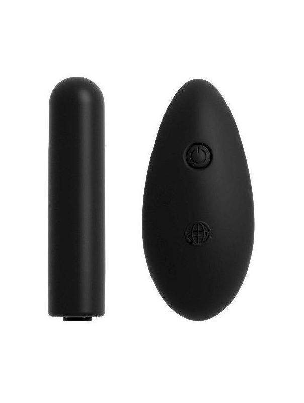 Черные трусики Remote Lace Peek-a-Boo с вибрацией и анальным стимулятором