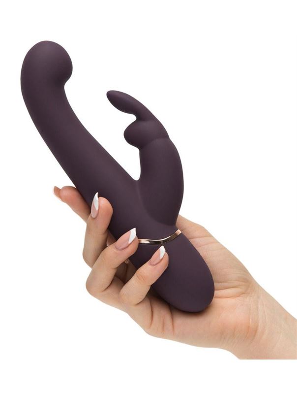 Фиолетовый вибратор Come to Bed Rechargeable Slimline G-Spot Rabbit Vibrator (22,2 см)