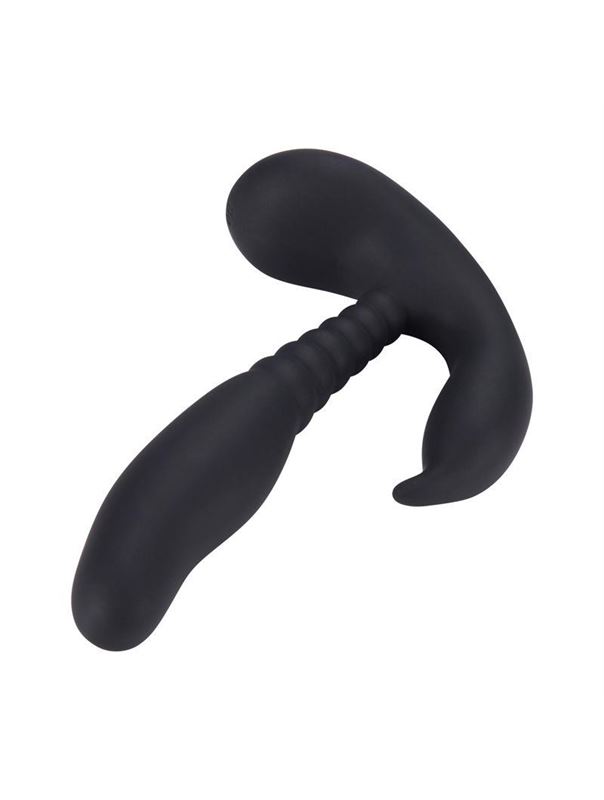 Черный стимулятор простаты Anal Pleasure Dual Vibrating Prostate Stimulator - 13,5 см.
