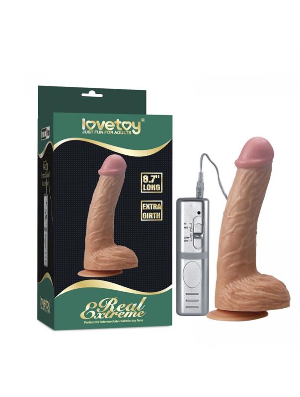 Кофейный вибратор Real Extreme Extra Girth 8.7 (22 см)