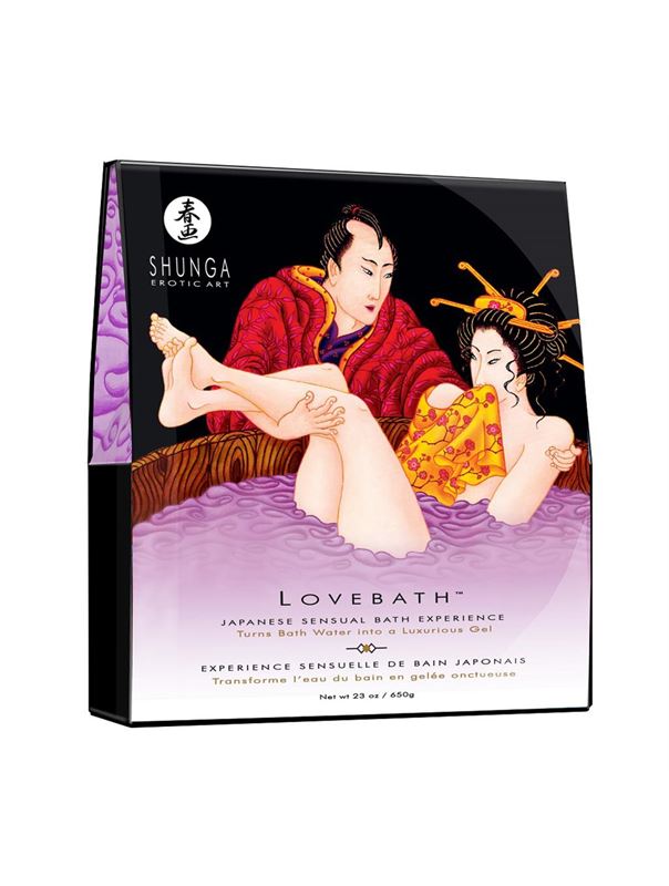 Соль для ванны Lovebath Sensual Lotus превращающая воду в гель (650 гр)