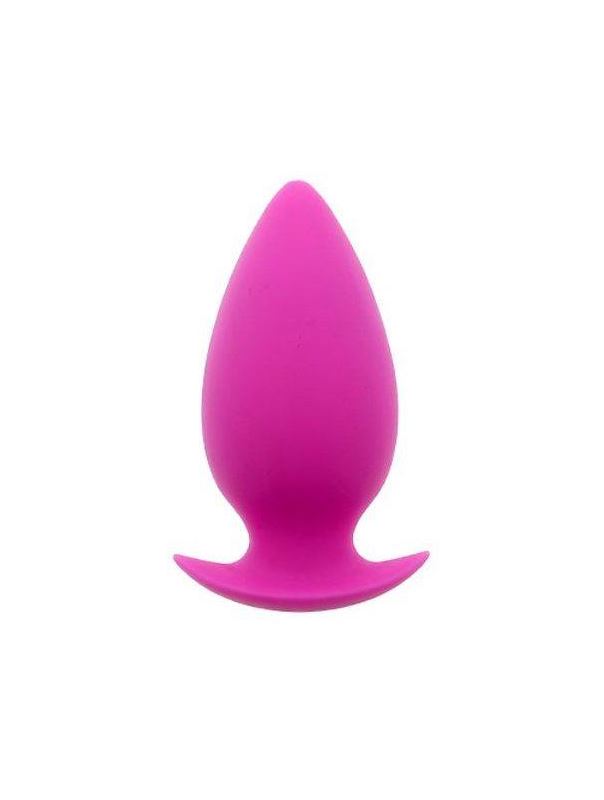 Большая розовая анальная пробка BOOTYFUL ANAL PLUG LARGE PINK - 10 см.