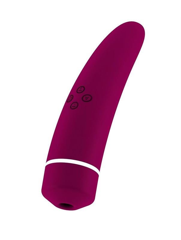 Фиолетовый вакуумный клиторальный вибромассажер Personal vibrator HIKY 