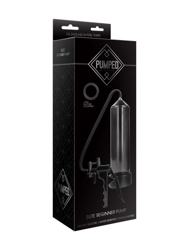 Черная ручная вакуумная помпа с насосом Elite Beginner Pump