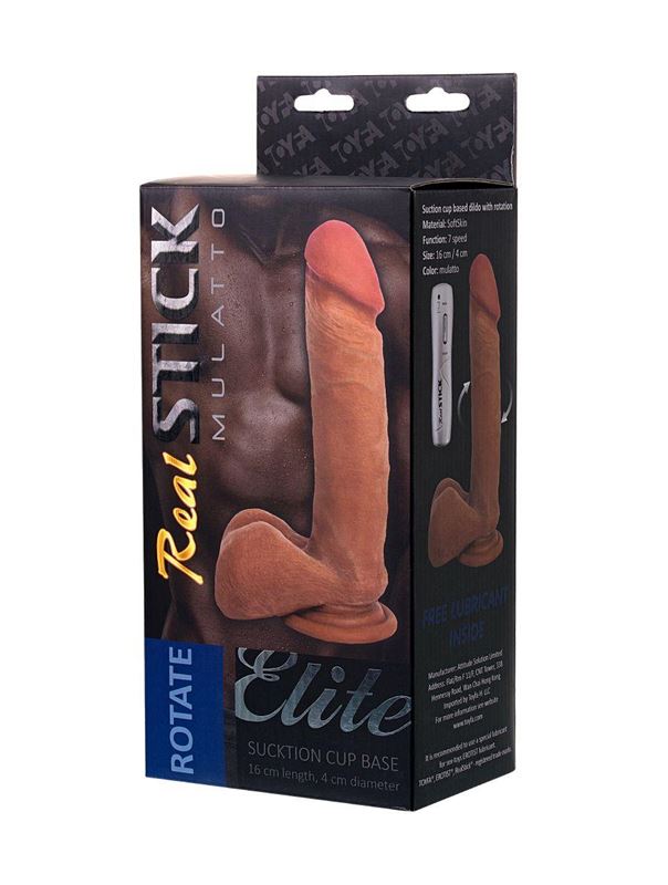 Ротатор-мулат TOYFA RealStick - Elite Mulatto (21 см)