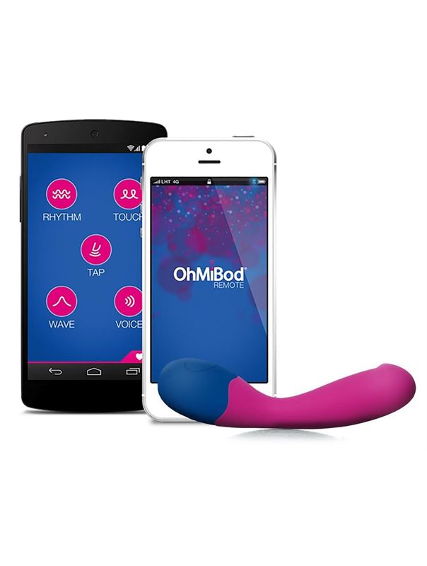 Хай-тек вибромассажёр со смарт-управлением BlueMotion App Controlled NEX 2 - 16,5 см.