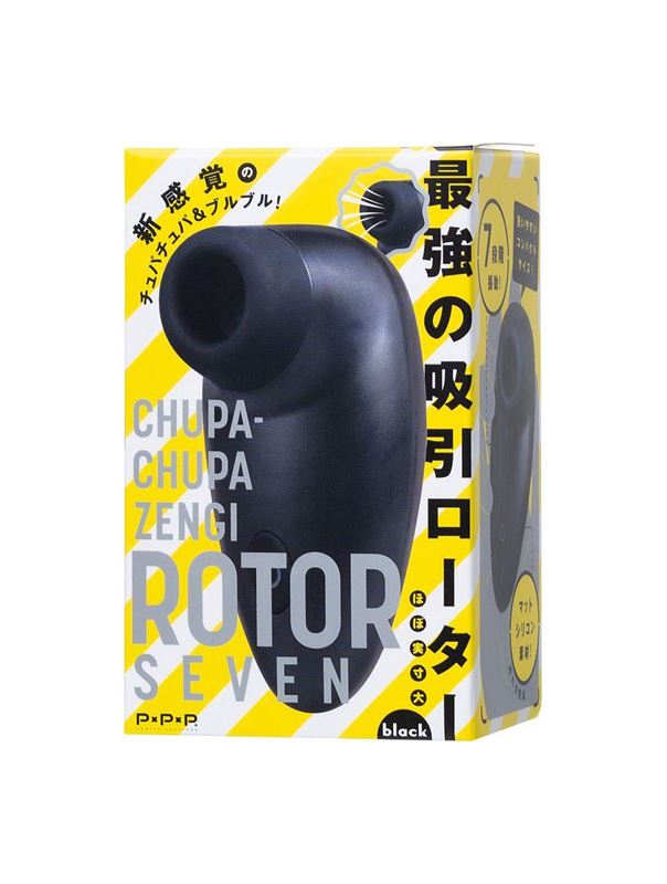 Черный вакуумный cтимулятор клитора CHUPA-CHUPA ZENGI ROTOR