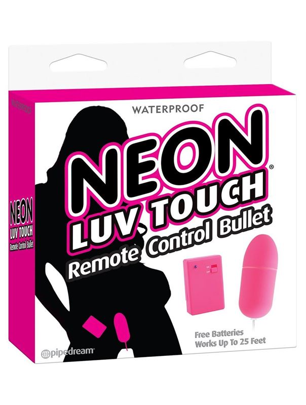 Розовое виброяйцо Remote Control Bullet с пультом ДУ