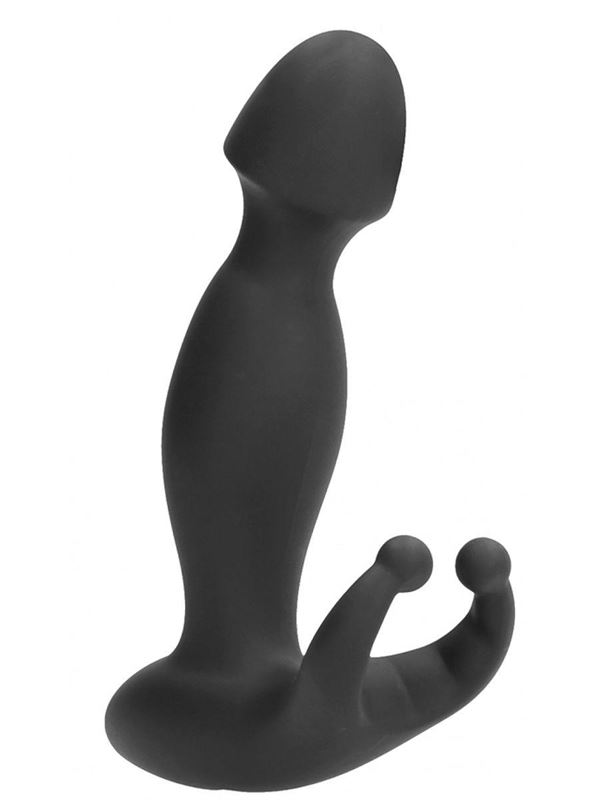 Черный массажер простаты N 65 P-Spot Vibrator (13,5 см)