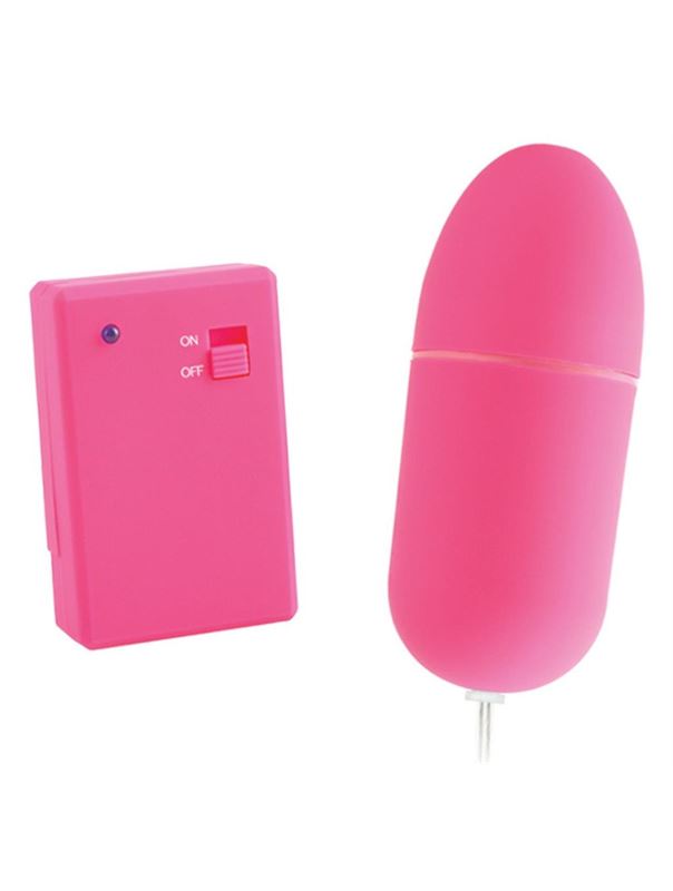 Розовое виброяйцо Remote Control Bullet с пультом ДУ