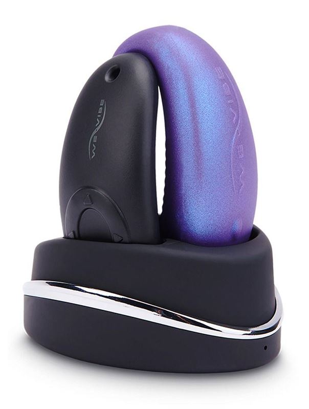 Фиолетовый вибратор для пар We-Vibe - Sync Cosmic