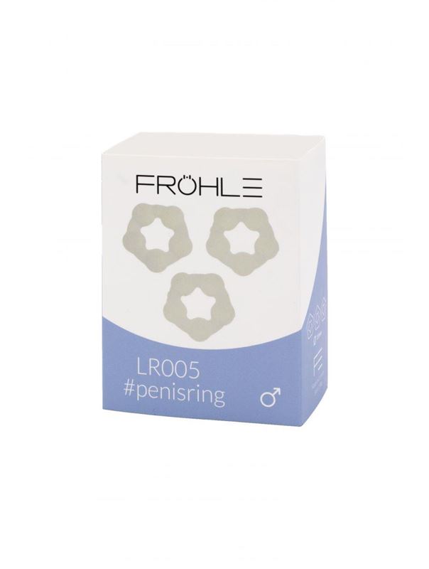 Набор из 3 малых одинаковых эрекционных колец Love Rings With Balls