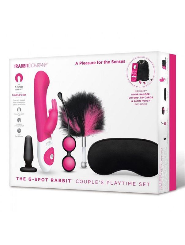 Игровой набор NAUGHTY PLAYTIME в розовом и чёрном цветах