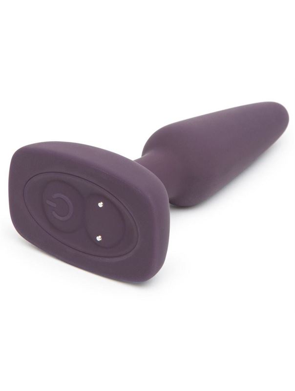 Фиолетовая вибровтулка Feel So Alive Rechargeable Vibrating Pleasure Plug (14 см)