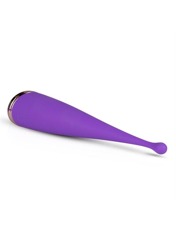 Фиолетовый клиторальный вибратор The Countess Pinpoint Vibrator (19 см)