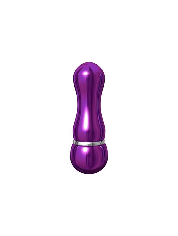 Фиолетовый алюминиевый вибратор PURPLE SMALL (7,5 см)