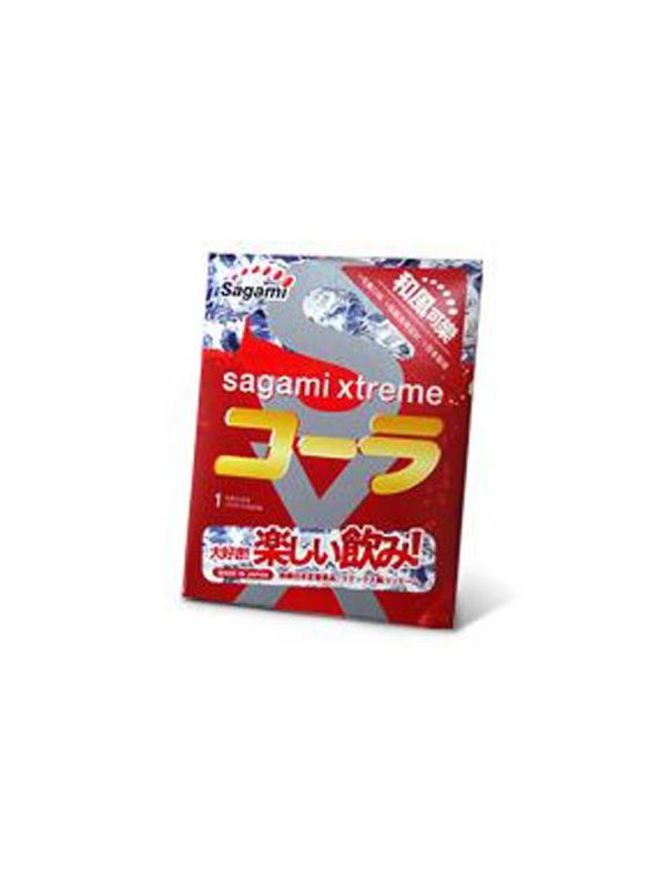 Ароматизированный презерватив Sagami Xtreme COLA (1 шт)