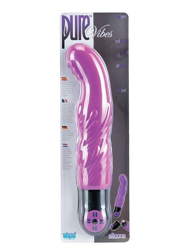 Фиолетовый вибратор PURE - G-SPOT VIBE (18,5 см)