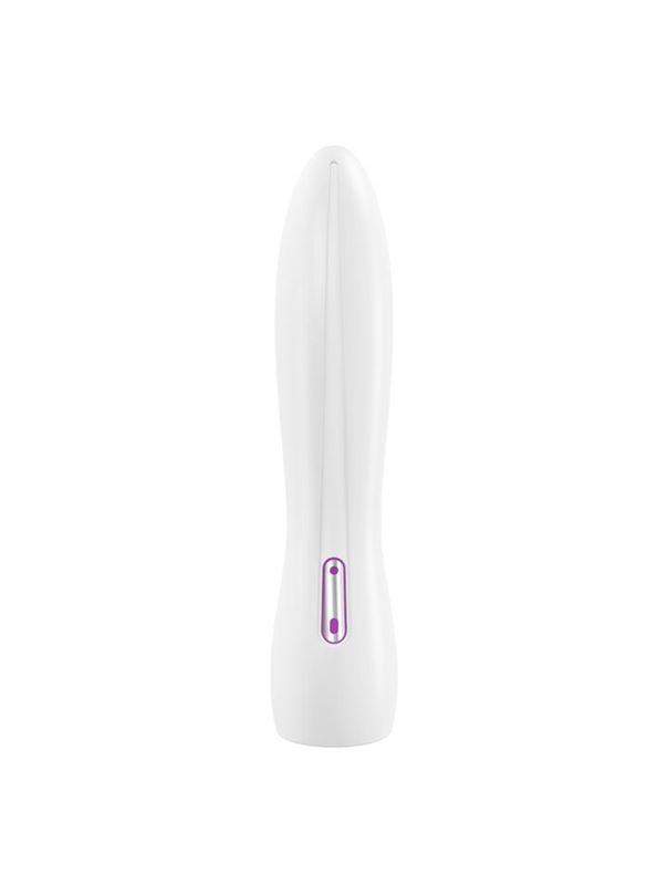 Белый вибратор OVO F4 (21 см)
