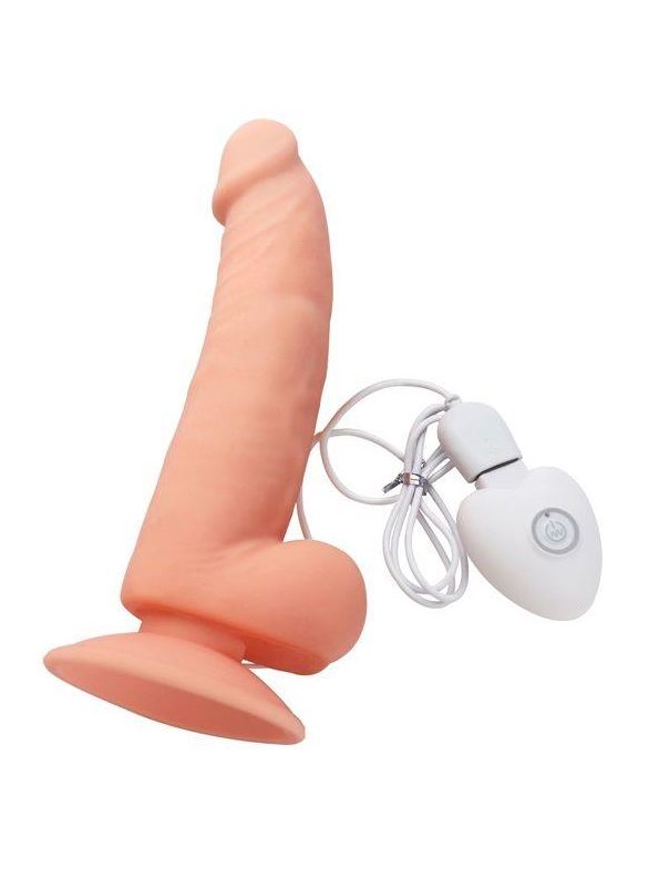 Телесный вибратор SEDUCER 20 Function Spirited Dick (19 см)